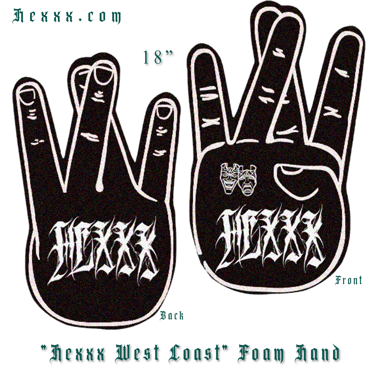 West Coast Foam Hand | "Endless Night" by HEXXX